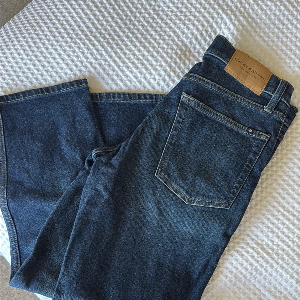 Lucky Brand Men's Dark Blue Straight Jeans